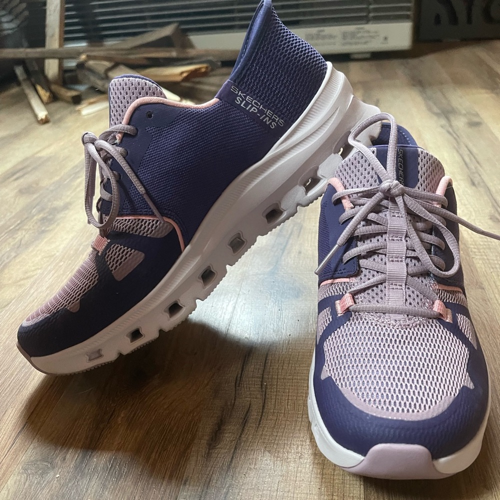 Skechers Women's Athletic Sneakers in Purple and Pink